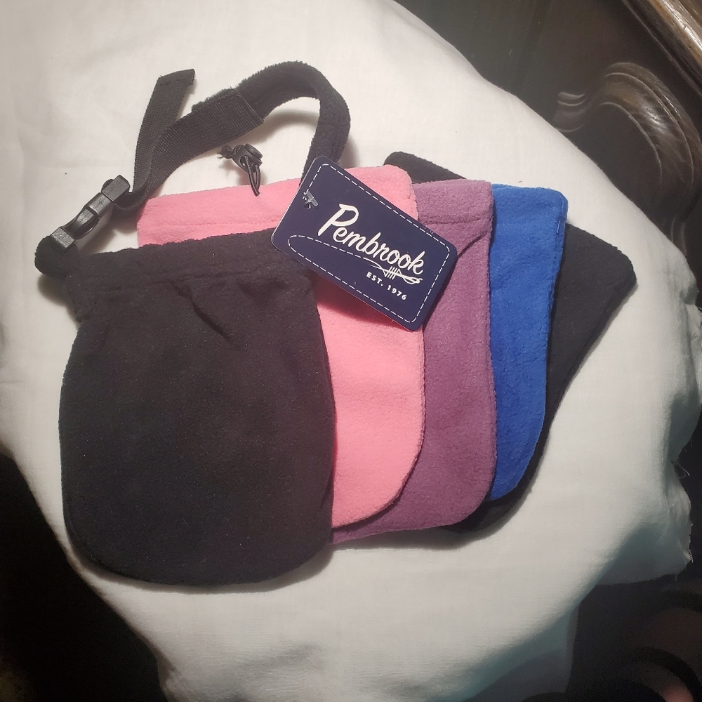 5 Pembrook Fleece Cast Toe Covers 1 with Grips/Buckled Strap 4w/ Cord Locks NIP